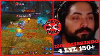 LVL 120 X 4 150  INSANO  CORTES DO MIR4 BRASIL [upl. by Suanne751]