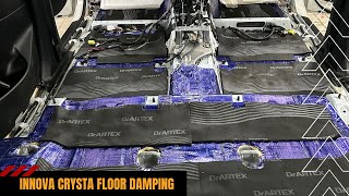 INNOVA CRYSTA FLOOR DAMPING  DR ARTEX  POONA MOTORS PVT LTD [upl. by Llaccm]