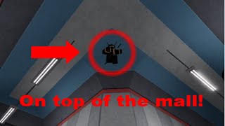 HOW TO REACH THE TOP OF ROOF IN THE MALL Piggy Glitches [upl. by Attekram]