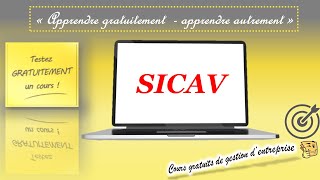 SICAV Comprendre la Société dinvestissement à capital variable en 1 minute [upl. by Alber767]