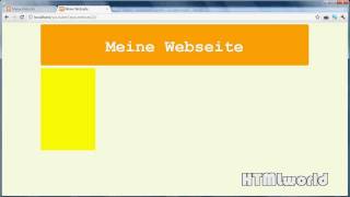 HTML amp CSS Tutorial moderne Webseite erstellen mit CSS  deutsch [upl. by Enyallij]