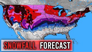 OFFICIAL Snowfall Forecast 2023  2024 [upl. by Codel]