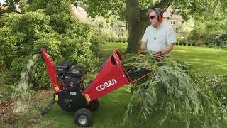 Cobra CHIP650L Petrol Chipper Shredder 196cc  80mm [upl. by Elleimac]