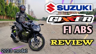 Suzuki Gixxer Fi Abs Review 2023 New Model  কিনবেন নাকিBoomBiker [upl. by Luamaj948]