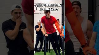 ¿Puedes hacerlo con 1 brazo 💪🤔 [upl. by Nordine]