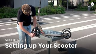 How To Assemble a Scooter  right out of the box [upl. by Urbanus483]