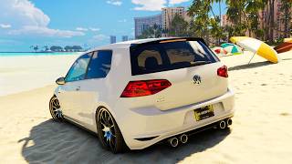 AGORA TEM GOLF GTI REBAIXADO NO THE CREW MOTORFEST [upl. by Morris]