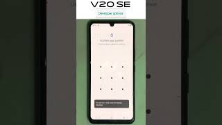 Vivo V20SE How To Enable Developer Options And Developer Hidden Feature developeroptions vivo [upl. by Yltnerb]