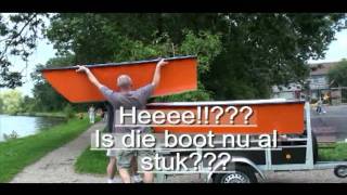 Houten Boot Bouwen  De Opvouwbare 39 m JSkif van BootBouwtekeningennl [upl. by Wit328]