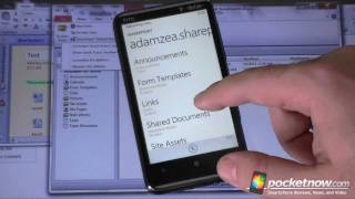 Office 365 and Windows Phone 7  Pocketnow [upl. by Ahsieken984]