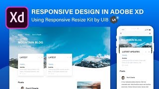 Responsive Web Design in Adobe Xd  Responsive Resize Feature  Design Weekly [upl. by Bouley]