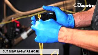 Jagwire Hyflow QuickFit Hydraulic Hose Installation Shimano Saint [upl. by Yleen]