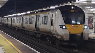 City Thameslink Station  2nd January 2024 [upl. by Toomin256]