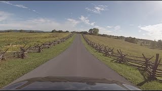 Antietam National Battlefield Maryland  Driving Trough Antietam National Battlefield HD 2017 [upl. by Nodnil]