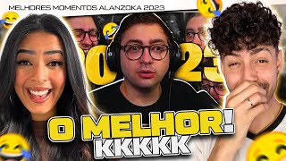 SIMPLESMENTE ALANZOKA E OS MELHORES MOMENTOS DE 2023  React Casal [upl. by Ajnat]