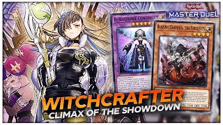 Witchcrafter Deck Post Climax of Showdown Blazing Cartesia the Virtuous YuGiOh Master Duel [upl. by Henigman]