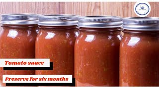 Tomato sauce  tomato ketchup at home  homemade tomato sauce recipe with preservation [upl. by Aala]