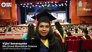 Ms Vijini Senanayake BSc Hons Biomedical Science graduate from Cardiff Metropolitan University [upl. by Paco]