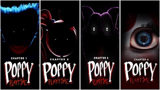 Trailers Comparison Poppy Playtime Chapters 4 Chapter 3 Vs Chapter 2 Vs Chapter 1 [upl. by Eelam]