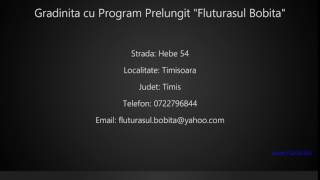 Gradinita cu Program Prelungit quotFluturasul Bobitaquot Timisoara [upl. by Haduhey]