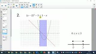 Egyenletek egyenlőtlenségek grafikus megoldása  matematika 8 osztály [upl. by Auburta]