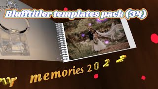 Blufftitler templates pack 34blufftitlerfree edit video youtubechannel [upl. by Ansel]