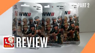 Review Sluban WWII Minifigures Part 2 legoreview [upl. by Hamish]