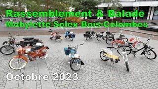 Rassemblement amp Balade Mobylette Solex BoisColombes Octobre 2023  Lord Authentic  Solex [upl. by Lenora]