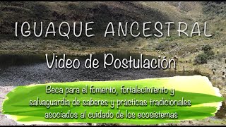 Video Postulación Grupo Constituido Iguaque Ancestral  Estímulos 2024 [upl. by Anaujik]