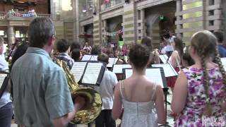 Glasgow 2014  Nicola Benedetti flash mob at Kelvingrove Museum [upl. by Acinoev]