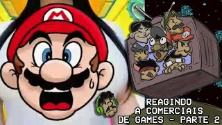 REAGINDO AOS COMERCIAIS MAIS DOIDOS DOS VIDEO GAMES  Parte 2 [upl. by Ultima]