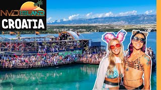 PRIVATE ISLAND PARTY IN CROATIA  NVD ISLAND MUSIC FESTIVAL  PRIVATE RESORT ON THE ADRIATIC SEA 💃 [upl. by Mcgrath]