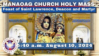 CATHOLIC MASS OUR LADY OF MANAOAG CHURCH LIVE MASS TODAY Aug 10 2024 541am Holy Rosary [upl. by Dionis532]