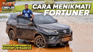 REVIEW TOYOTA FORTUNER 28 GR SPORT TETRADRIVE 4X4  DIRT CARVLOG 504 [upl. by Aramois177]