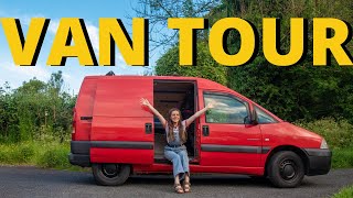 VAN TOUR  My small campervan  Citroen Dispatch Campervan Conversion  Van Life starts here [upl. by Gaspard]