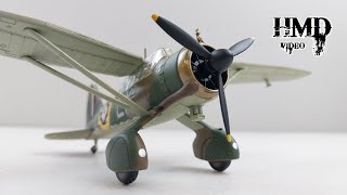 Westland Lysander British World War 2 Liaison  Reconnaissance Plane Oxford 172 Diecast Model [upl. by Euqinahc]