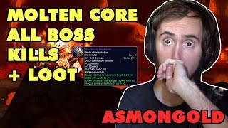 ASMONGOLD MOLTEN CORE ALL BOSS KILLS  LOOT [upl. by Teeter]