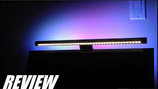 REVIEW Yeelight Smart LED Monitor Light Bar Pro  RGB Backlight amp Desk Lamp WiFi [upl. by Etteneg439]