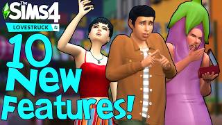 The Sims 4 Lovestruck 10 NEW FEATURES You Might Not Know [upl. by Elawalo]