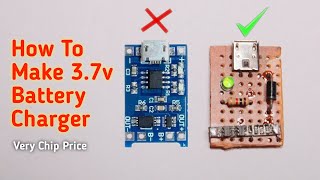 How To Make 37v Battery Charger [upl. by Otrebmal]