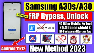 Samsung A30A30s Frp Bypass Without Pc New Update 2023 [upl. by Ahsaetal]