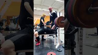 Bench press 270 kg motivation powerlift benchpress sports [upl. by Terag]