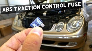 MERCEDES W211 ABS TRACTION CONTROL FUSE REPLACEMENT [upl. by Gabriellia]