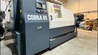 Torno CNC Hardinge Cobra 65 [upl. by Auqinahs]