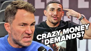 Eddie Hearn details PROBLEM with Teofimo Lopez Haney vs Ryan Garcia amp RESPONDS to Deotnay Wilder [upl. by Kreegar]