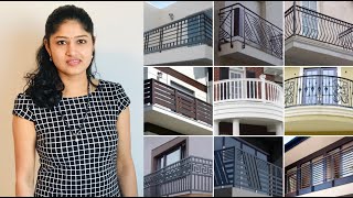 100 Modern Balcony Grill Railing Design  Balcony Stainless Steel Railing Handrails Railing Grill [upl. by Aikimat]