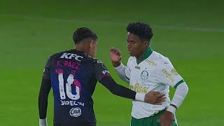 Kendry Paez vs Palmeiras 1 Goal He Humiliated Endricks Team 🇪🇨 [upl. by Mauralia61]