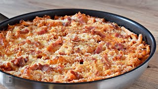 Crusty Baked Tomato and Mascarpone Pasta with Bacon [upl. by Nnaeirual]