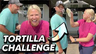 Doing the TORTILLA SMACK CHALLENGE Hilarious [upl. by Eastman]