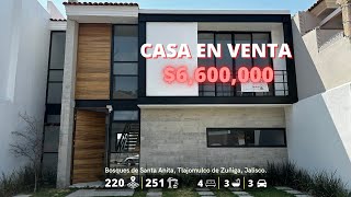 Casa Nueva en Bosques Santa Anita de 66 millones de pesos [upl. by Alisa]